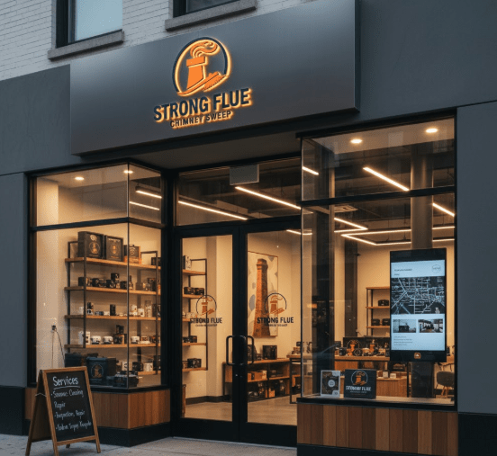 Strong Flue Chimney Sweep Storefront